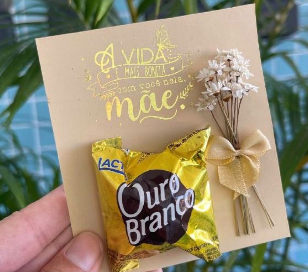 Cartão com Chocolate